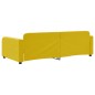 vidaXL Letto da Giorno Giallo 100x200 cm in Velluto vidaXL Letto da Giorno Giallo 100x200 cm in Velluto