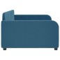 vidaXL Letto da Giorno Blu 90x200 cm in Velluto vidaXL Letto da Giorno Blu 90x200 cm in Velluto