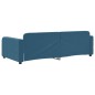 vidaXL Letto da Giorno Blu 90x200 cm in Velluto vidaXL Letto da Giorno Blu 90x200 cm in Velluto