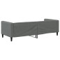 vidaXL Letto da Giorno Grigio Scuro 80x200 cm in Tessuto vidaXL Letto da Giorno Grigio Scuro 80x200 cm in Tessuto