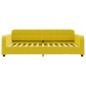 vidaXL Letto da Giorno Giallo 80x200 cm in Velluto