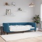 vidaXL Letto da Giorno Blu 90x200 cm in Velluto vidaXL Letto da Giorno Blu 90x200 cm in Velluto