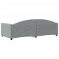 vidaXL Letto da Giorno Grigio Chiaro 100x200 cm in Tessuto vidaXL Letto da Giorno Grigio Chiaro 100x200 cm in Tessuto