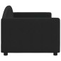 vidaXL Letto da Giorno Nero 80x200 cm in Tessuto vidaXL Letto da Giorno Nero 80x200 cm in Tessuto
