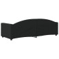 vidaXL Letto da Giorno Nero 80x200 cm in Tessuto vidaXL Letto da Giorno Nero 80x200 cm in Tessuto