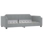 vidaXL Letto da Giorno Grigio Chiaro 80x200 cm in Tessuto vidaXL Letto da Giorno Grigio Chiaro 80x200 cm in Tessuto
