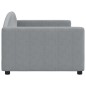 vidaXL Letto da Giorno Grigio Chiaro 90x200 cm in Tessuto vidaXL Letto da Giorno Grigio Chiaro 90x200 cm in Tessuto