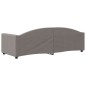 vidaXL Letto da Giorno Tortora 80x200 cm in Tessuto vidaXL Letto da Giorno Tortora 80x200 cm in Tessuto