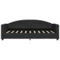 vidaXL Letto da Giorno Nero 90x190 cm in Tessuto vidaXL Letto da Giorno Nero 90x190 cm in Tessuto