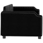 vidaXL Letto da Giorno Nero 80x200 cm in Tessuto vidaXL Letto da Giorno Nero 80x200 cm in Tessuto