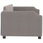vidaXL Letto da Giorno Tortora 90x200 cm in Tessuto
