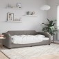 vidaXL Letto da Giorno Tortora 80x200 cm in Tessuto vidaXL Letto da Giorno Tortora 80x200 cm in Tessuto