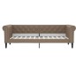 vidaXL Letto da Giorno Cappuccino 100x200 cm in Similpelle vidaXL Letto da Giorno Cappuccino 100x200 cm in Similpelle