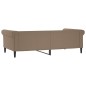 vidaXL Letto da Giorno Cappuccino 100x200 cm in Similpelle vidaXL Letto da Giorno Cappuccino 100x200 cm in Similpelle