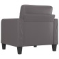 vidaXL Poltrona Grigia 60 cm in Similpelle vidaXL Poltrona Grigia 60 cm in Similpelle
