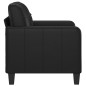 vidaXL Poltrona Nera 60 cm in Similpelle