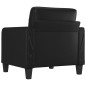 vidaXL Poltrona Nera 60 cm in Similpelle