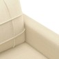 vidaXL Divano a 2 Posti Crema 120 cm in Tessuto vidaXL Divano a 2 Posti Crema 120 cm in Tessuto