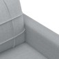 vidaXL Poltrona Grigio Chiaro 60 cm in Tessuto vidaXL Poltrona Grigio Chiaro 60 cm in Tessuto