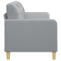 vidaXL Divano a 3 Posti Grigio Chiaro 180 cm in Tessuto vidaXL Divano a 3 Posti Grigio Chiaro 180 cm in Tessuto