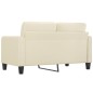 vidaXL Divano a 2 Posti Crema 140 cm in Similpelle vidaXL Divano a 2 Posti Crema 140 cm in Similpelle