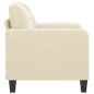 vidaXL Poltrona Crema 60 cm in Similpelle vidaXL Poltrona Crema 60 cm in Similpelle