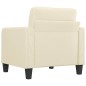 vidaXL Poltrona Crema 60 cm in Similpelle vidaXL Poltrona Crema 60 cm in Similpelle