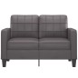 vidaXL Divano a 2 Posti Grigio 120 cm in Similpelle vidaXL Divano a 2 Posti Grigio 120 cm in Similpelle