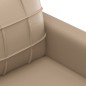 vidaXL Divano a 2 Posti Cappuccino 140 cm in Similpelle vidaXL Divano a 2 Posti Cappuccino 140 cm in Similpelle