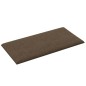 Pannelli Murali 12 pz Marrone 30x15 cm Tessuto 0,54 m² Pannelli Murali 12 pz Marrone 30x15 cm Tessuto 0,54 m²