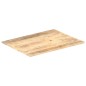 vidaXL Piano Tavolo in Legno Massello di Mango 15-16 mm 80x70 cm