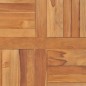 vidaXL Piano del Tavolo Legno Massello di Teak Quadrato 80x80x2,5 cm