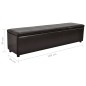 vidaXL Cassapanca Marrone 168x44x44 cm