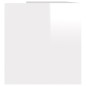 vidaXL Contenitore per Vinili Bianco Lucido 71x34x36 cm in Multistrato vidaXL Contenitore per Vinili Bianco Lucido 71x34x36 cm in Multistrato