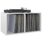 vidaXL Contenitore per Vinili Bianco Lucido 71x34x36 cm in Multistrato vidaXL Contenitore per Vinili Bianco Lucido 71x34x36 cm in Multistrato