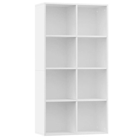 vidaXL Libreria/Credenza Bianca 66x30x130 cm in Legno Multistrato