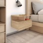 vidaXL Comodino Pensile Rovere Sonoma 40x31x27 cm Truciolato vidaXL Comodino Pensile Rovere Sonoma 40x31x27 cm Truciolato