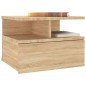 vidaXL Comodino Pensile Rovere Sonoma 40x31x27 cm Truciolato vidaXL Comodino Pensile Rovere Sonoma 40x31x27 cm Truciolato