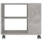 vidaXL Tavolino Grigio Cemento 70x35x55 cm in Legno Multistrato vidaXL Tavolino Grigio Cemento 70x35x55 cm in Legno Multistrato