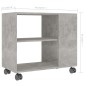vidaXL Tavolino Grigio Cemento 70x35x55 cm in Legno Multistrato vidaXL Tavolino Grigio Cemento 70x35x55 cm in Legno Multistrato