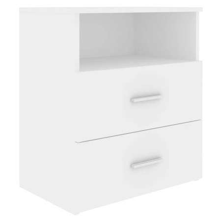 vidaXL Comodino Bianco 50x32x60 cm