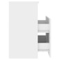 vidaXL Comodino Bianco 50x32x60 cm vidaXL Comodino Bianco 50x32x60 cm