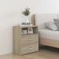 vidaXL Comodino Rovere Sonoma 50x32x60 cm vidaXL Comodino Rovere Sonoma 50x32x60 cm