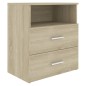 vidaXL Comodino Rovere Sonoma 50x32x60 cm vidaXL Comodino Rovere Sonoma 50x32x60 cm