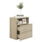 vidaXL Comodino Rovere Sonoma 50x32x60 cm vidaXL Comodino Rovere Sonoma 50x32x60 cm
