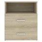 vidaXL Comodino Rovere Sonoma 50x32x60 cm vidaXL Comodino Rovere Sonoma 50x32x60 cm