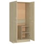 vidaXL Armadio Rovere Sonoma 82,5x51,5x180 cm in Legno Multistrato vidaXL Armadio Rovere Sonoma 82,5x51,5x180 cm in Legno Multistrato