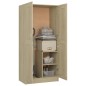 vidaXL Armadio Rovere Sonoma 82,5x51,5x180 cm in Legno Multistrato vidaXL Armadio Rovere Sonoma 82,5x51,5x180 cm in Legno Multistrato