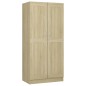 vidaXL Armadio Rovere Sonoma 82,5x51,5x180 cm in Legno Multistrato vidaXL Armadio Rovere Sonoma 82,5x51,5x180 cm in Legno Multistrato