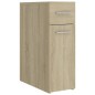 vidaXL Armadietto da Farmacia Rovere Sonoma 20x45,5x60 cm Truciolato